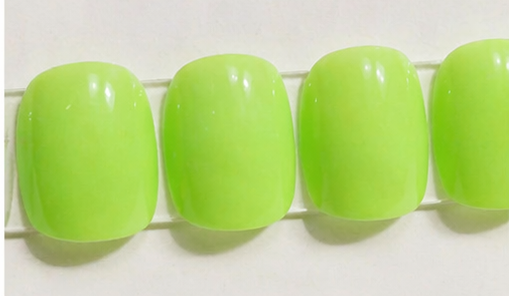 Lime Pop Sprinkles | Kids Press-On Nails 🍋‍🟩