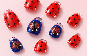 Lucky Lady Minis🐞✨ Kids Press-On Nails