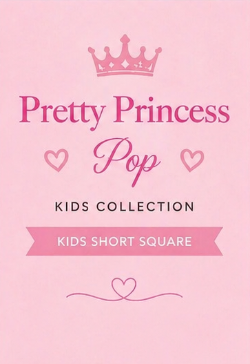 Pretty Pop Princess 💖👑| Kids Press-On Nails