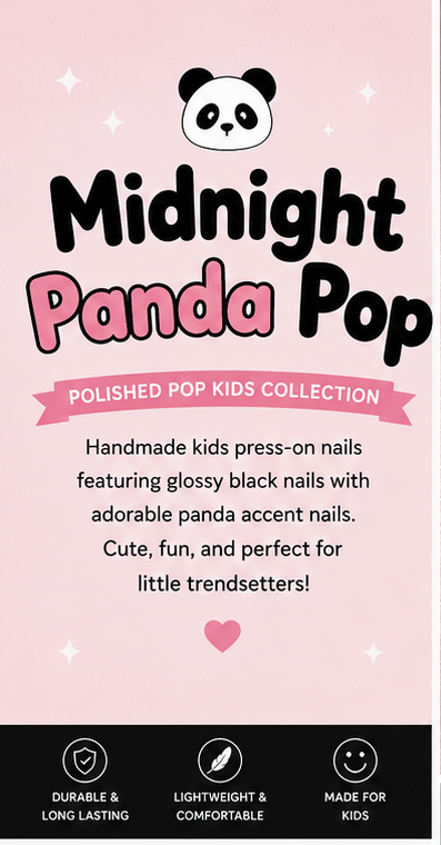 Midnight Panda Pop 🖤🐼