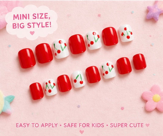 Cherry Pop Minis 🍒 Press-On Nails