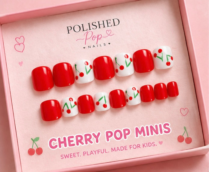 Cherry Pop Minis 🍒 Press-On Nails